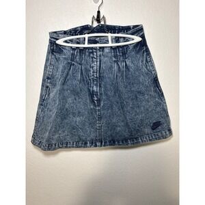 Vintage‎ Nike Acid Wash Denim Mini Skirt